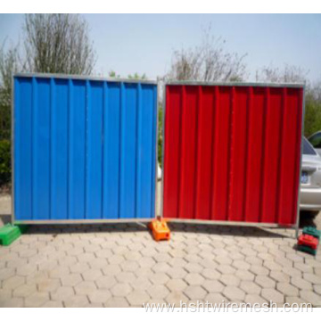 Free Standing Temporary Steel Hoarding Panel Fencing